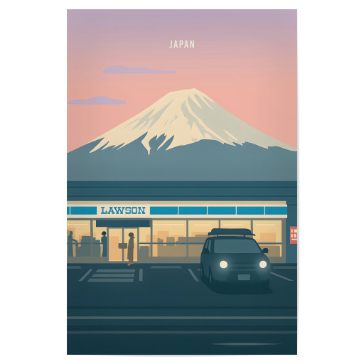 Mount Fuji - Minimales Japan
