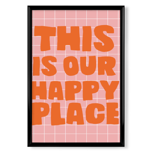 This Is Our Happy Place Typography