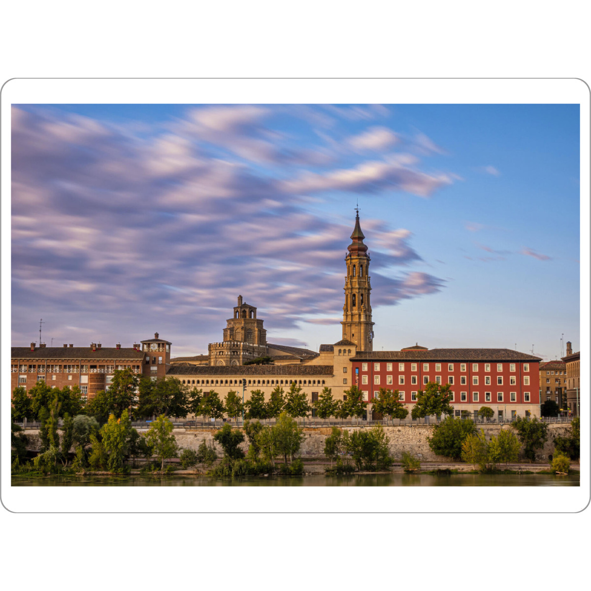 Tischset "Flussufer von Zaragoza" artboxONE - Architektur