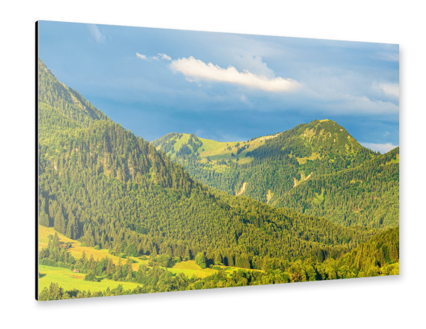 Alu-Dibond "Berge im Allgäu" 75x50 cm artboxONE