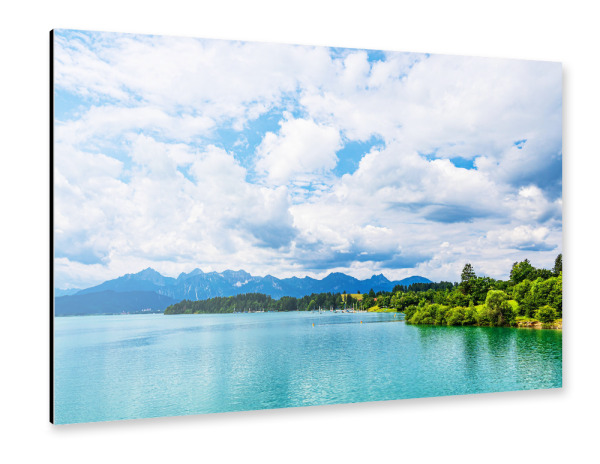 Alu-Dibond "Forggensee bei Füssen" 75x50 cm artboxONE