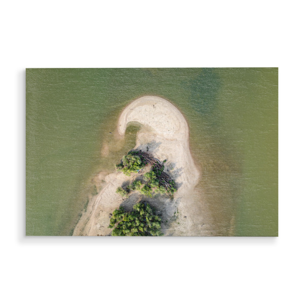 Holzbild "Spitze einer Insel" artboxONE - Natur