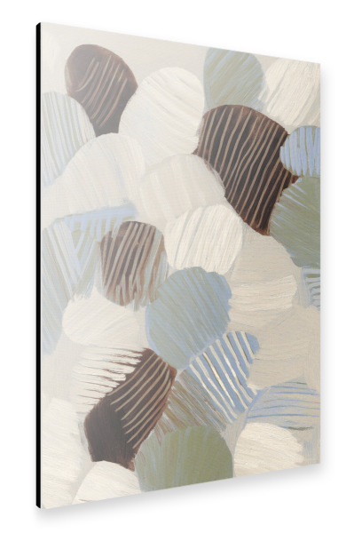 Alu-Dibond "Fossil Leafs" 75x50 cm artboxONE