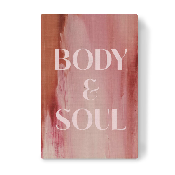 Leinwandbild "Soft Poems (Light And Soul)" artboxONE - Abstrakt,Buchstaben,Für Mama