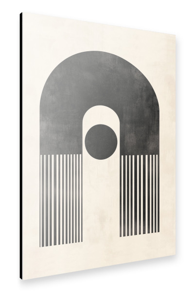 Alu-Dibond "Grafische Symmetrie-Erkundung" 75x50 cm artboxONE