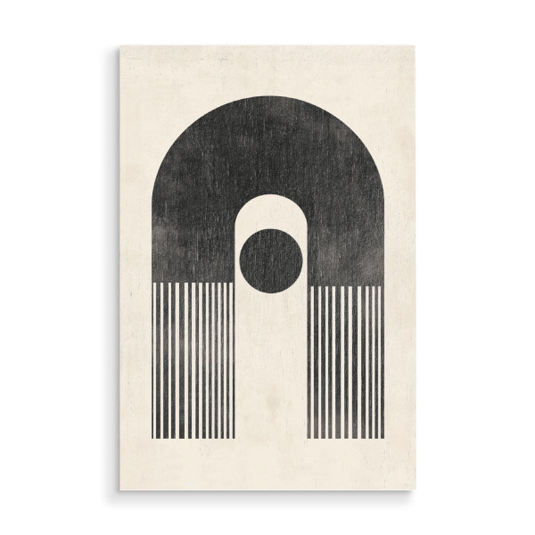 Holzbild "Grafische Symmetrie-Erkundung" artboxONE - Abstrakt,Architektur,Geometrie