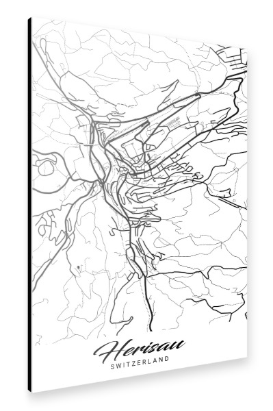 Alu-Dibond "Stadt Herisau" 75x50 cm artboxONE