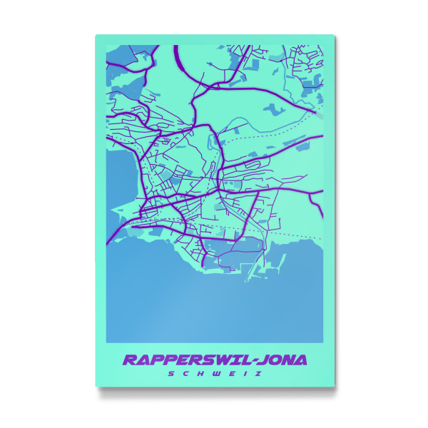 Galerie-Print "Rapperswil-Jona CityMap" 30x20 cm artboxONE