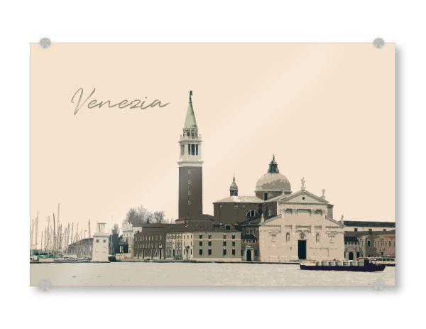Acrylglasbild "San Giorgio Maggiore @ Venezia" artboxONE - Reise,Architektur,Reise / Strand und Meer,Städte / Venedig,Reise / Länder