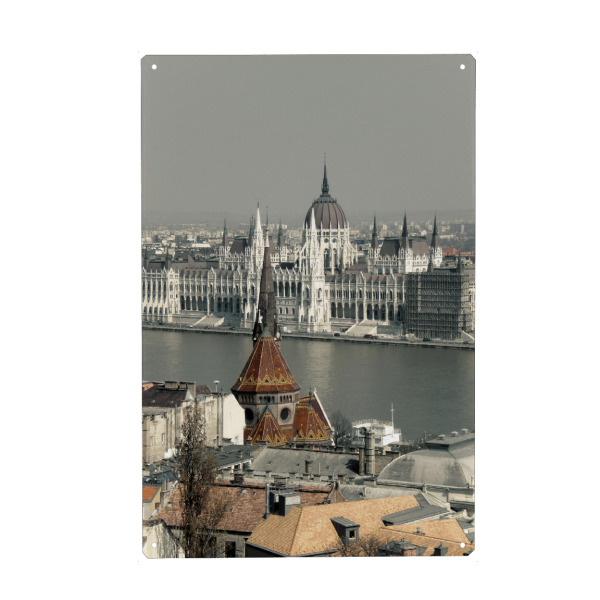 Holzbild "View of Budapest" artboxONE - Reise,Architektur,Reise / Länder,Städte / Budapest