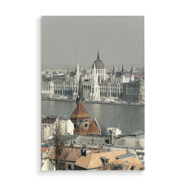 Holzbild "View of Budapest" artboxONE - Reise,Architektur,Reise / Länder,Städte / Budapest