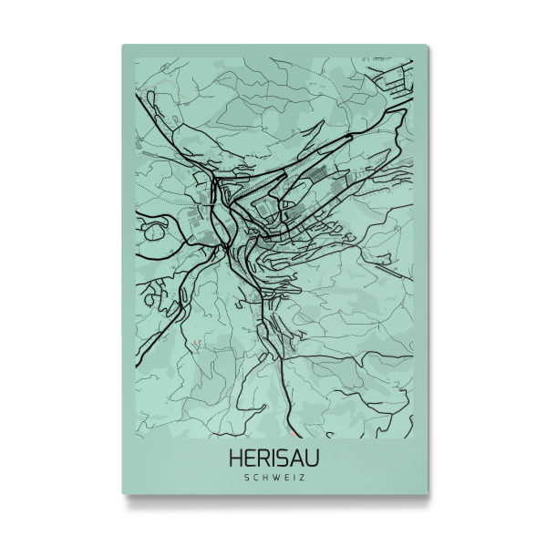 Galerie-Print "Herisau City Map" 75x50 cm artboxONE