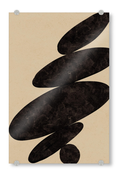 Acrylglasbild "Stone Harmony (One)" artboxONE - Abstrakt,Für Mama,Für Papa