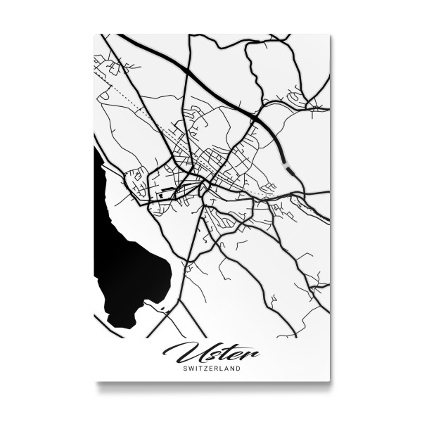 Galerie-Print "Stadt Uster" 75x50 cm artboxONE