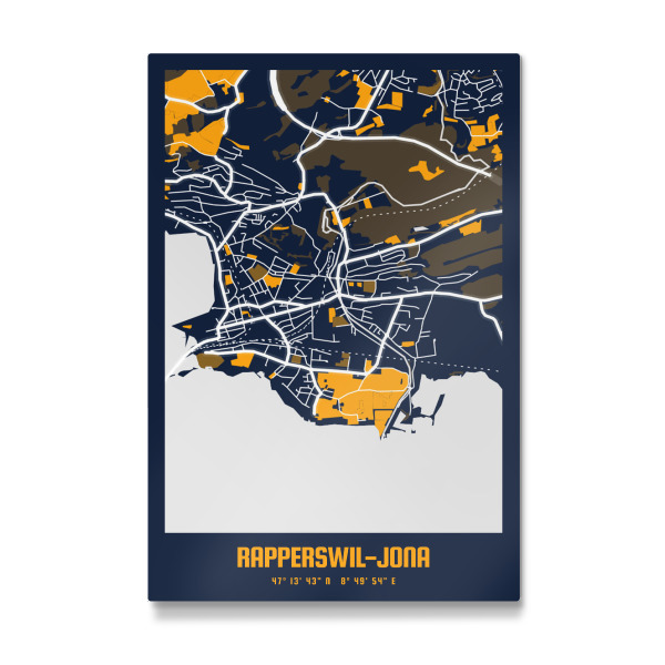 Galerie-Print "City von Rapperswil-Jona" 75x50 cm artboxONE