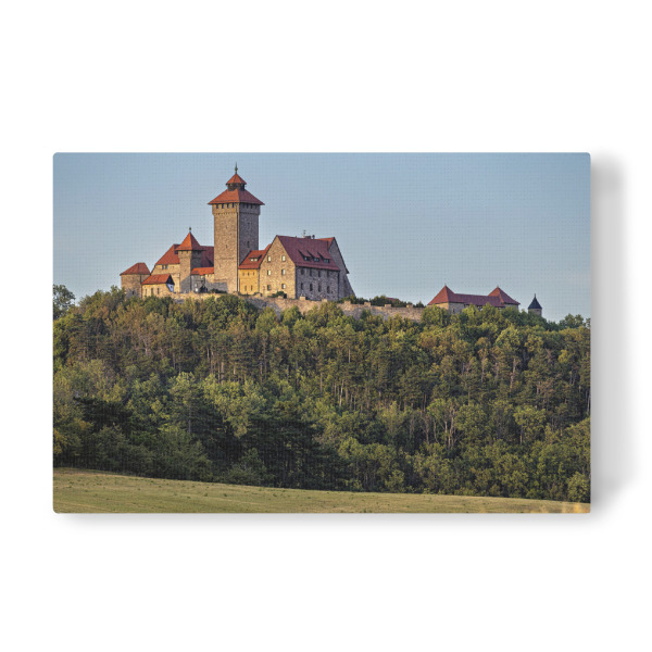 Leinwandbild "Die Wachsenburg in Thüringen" artboxONE - Natur,Reise,Architektur - Wachsenburg,Burg,Schloss,Drei gleichen,Erfurt,Thüringen