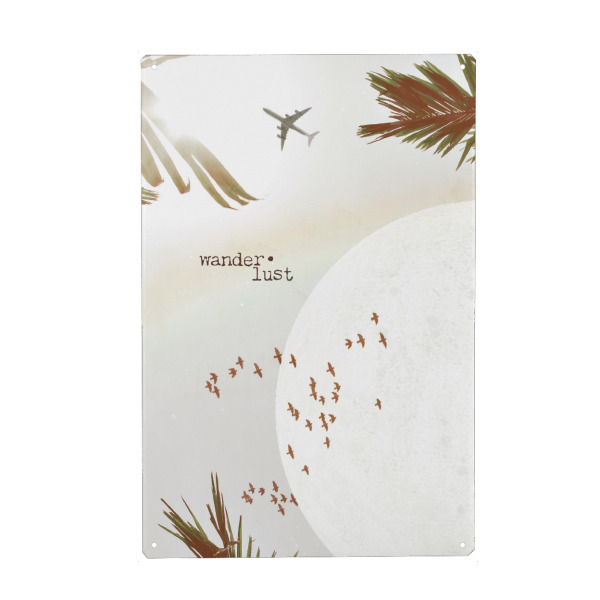 Holzbild "In den Himmel geschrieben" artboxONE - Natur,Reise