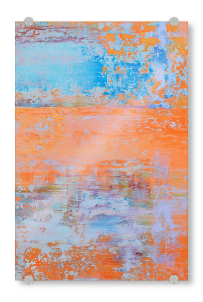 Acrylglasbild "Pinselstriche Beton-Ästhetik" artboxONE - Natur,Abstrakt