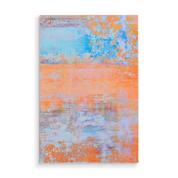 Holzbild "Pinselstriche Beton-Ästhetik" artboxONE - Natur,Abstrakt
