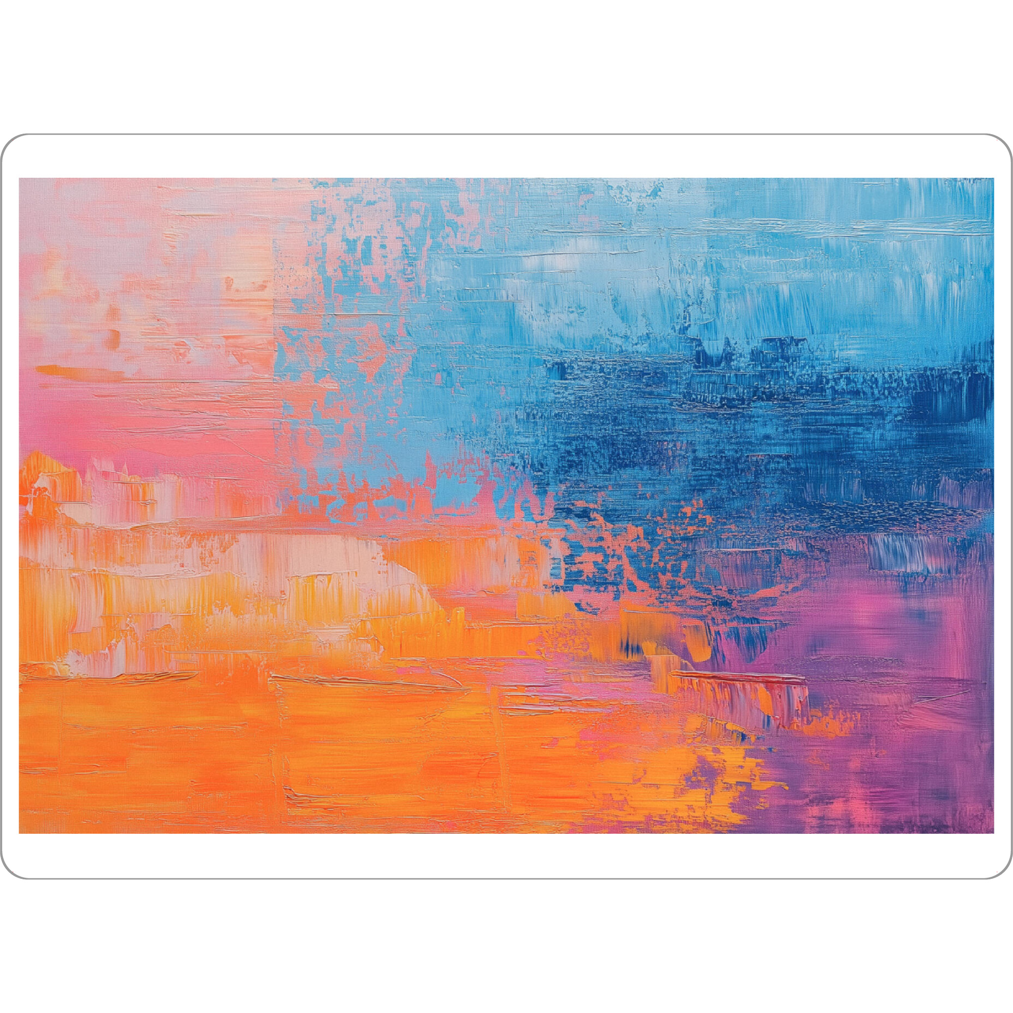 Tischset "Dynamische Farbkontraste" artboxONE - Natur,Abstrakt