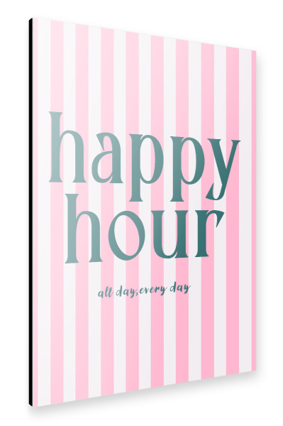 Alu-Dibond "Happy Hour - Spaßfeier" 75x50 cm artboxONE