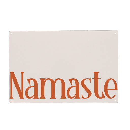 Namaste – Peaceful Typography