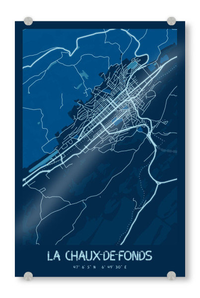 Acrylglasbild "La Chaux-de-Fonds Schweiz" artboxONE - Städte / Weitere