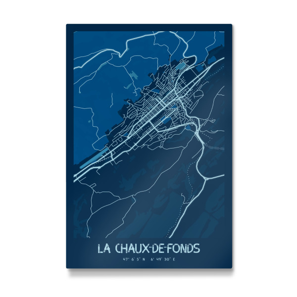 Galerie-Print "La Chaux-de-Fonds Schweiz" 75x50 cm artboxONE