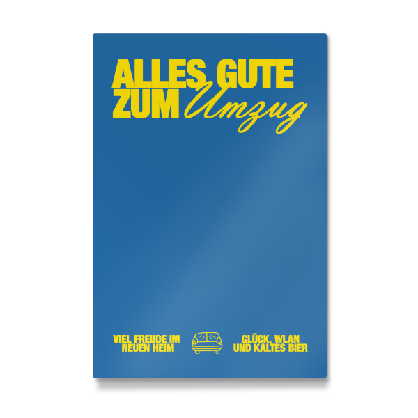 Galerie-Print "Glückwunsch zur neuen Wohnung" 75x50 cm artboxONE