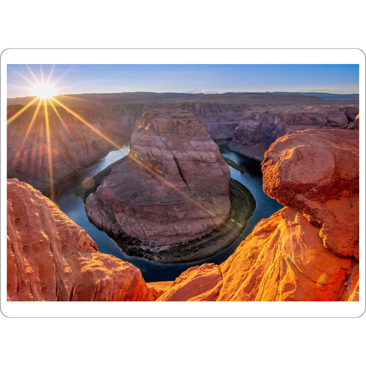 Tischset "Hufeisenbiege im Colorado River" artboxONE - Natur,Reise