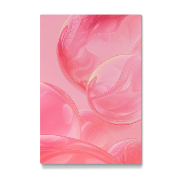 Galerie-Print "Zusammenfassung rosa Glasball" 75x50 cm artboxONE