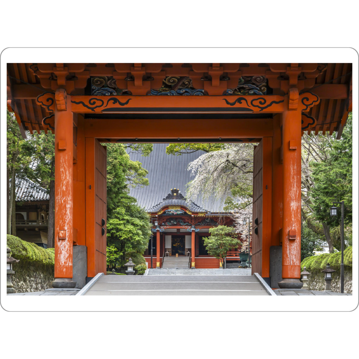 Tischset "Nitemmon Tor, Taisekiji-Tempel" artboxONE - Architektur,Reise / Asien