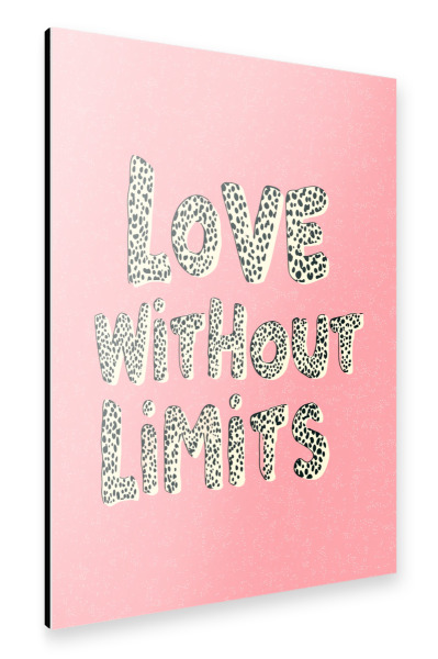 Alu-Dibond "Liebe ohne Grenzen, Leo" 75x50 cm artboxONE