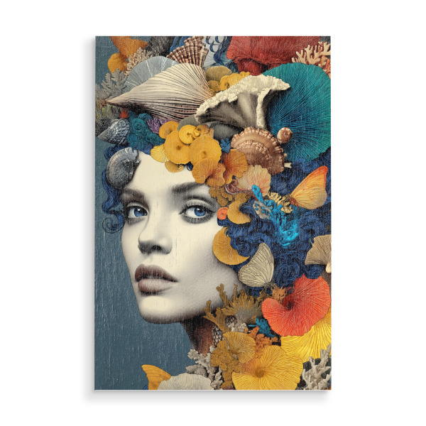 Holzbild "Schöne Muschelträume" artboxONE - Natur,Menschen,Unterwasser