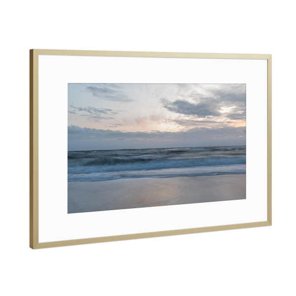 Poster mit Rahmen Gold "Abstract Ocean View" artboxONE - Natur,Reise / Strand und Meer