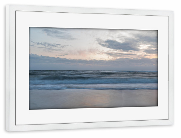 Poster mit Rahmen weiß "Abstract Ocean View" artboxONE - Natur,Reise / Strand und Meer