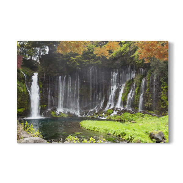 Galerie-Print "Herbstlicher Shiraito Wasserfall" 75x50 cm artboxONE