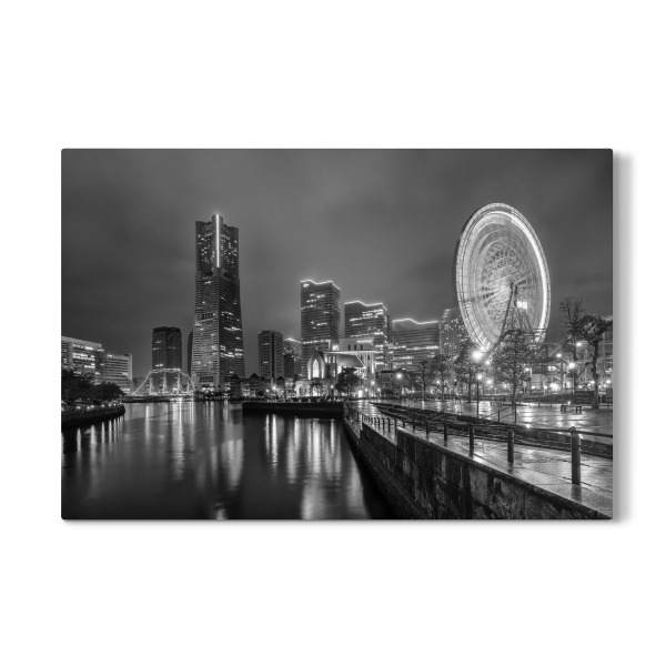 Galerie-Print "Schillernde Yokohama Skyline" 30x20 cm artboxONE