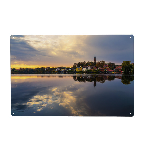 Metall Poster "Feldberg mit Haussee" artboxONE - Natur,Reise,Architektur