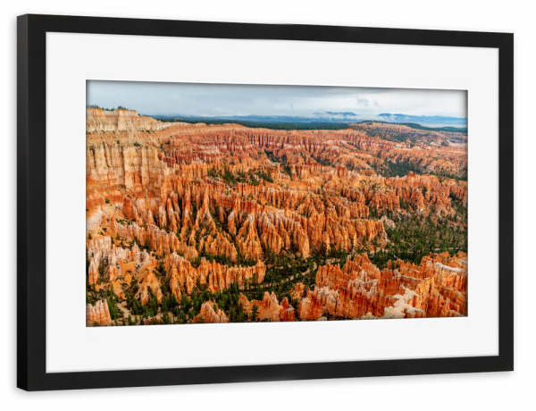 Poster mit Rahmen schwarz "Bryce Canyon National Park" artboxONE - Natur