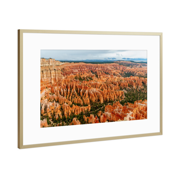 Poster mit Rahmen Gold "Bryce Canyon National Park" artboxONE - Natur