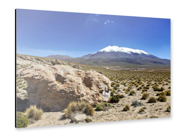 Alu-Dibond "Die Anden des Altiplanos" 75x50 cm artboxONE