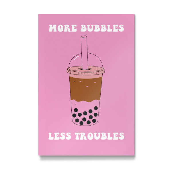 Galerie-Print "Mehr Blasen weniger Probleme" 30x20 cm artboxONE