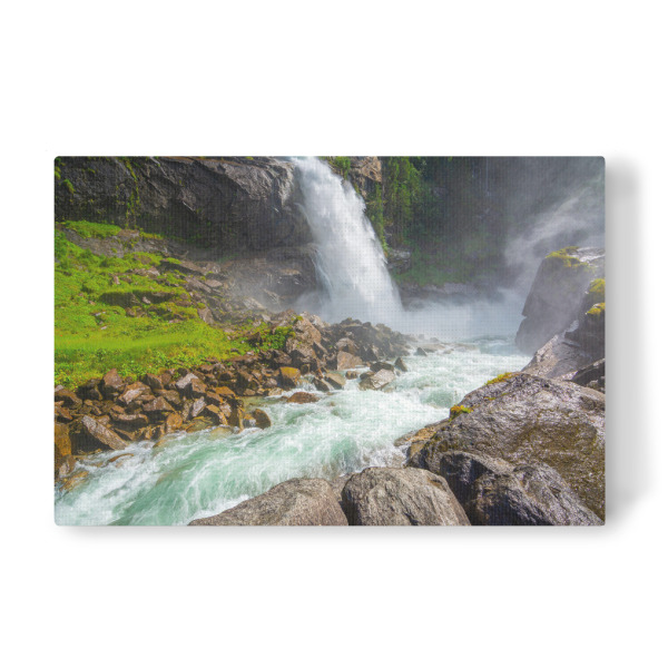Leinwandbild "Krimmler Wasserfall" artboxONE - Natur - Krimml,Wasserfall,Pinzgau,Zell am see,Fluss,Alpen,österreich