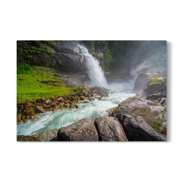 Galerie-Print "Krimmler Wasserfall" 75x50 cm artboxONE