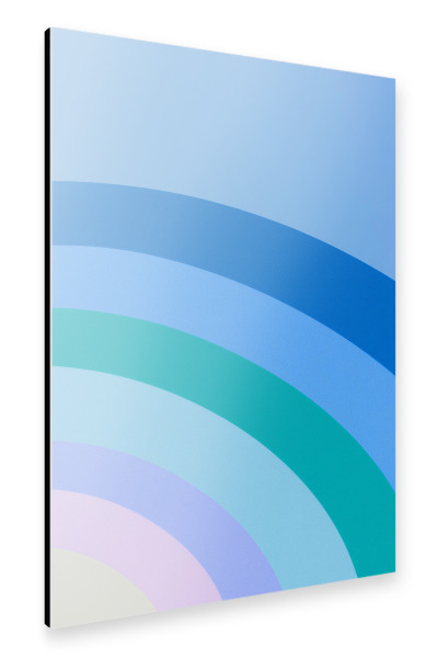 Alu-Dibond "Regenbogen Farbverlauf" 30x20 cm artboxONE