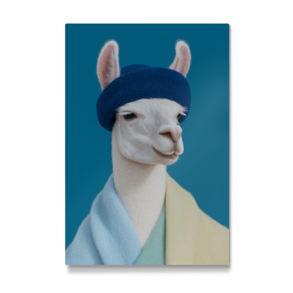 Galerie-Print "Stilvoller Lama-Charme" 30x20 cm artboxONE