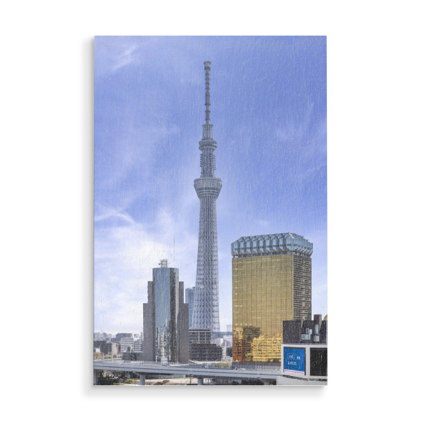 Holzbild "Tokyo Skytree Impression" artboxONE - Architektur,Städte / Tokio