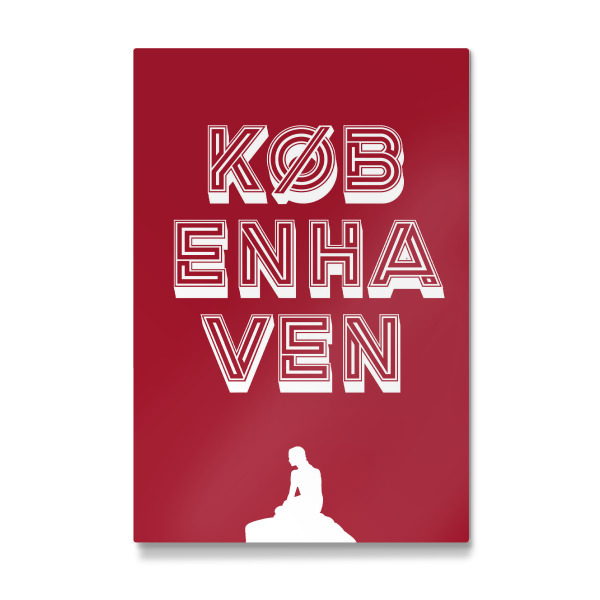 Galerie-Print "Copenhagen Typo" 75x50 cm artboxONE