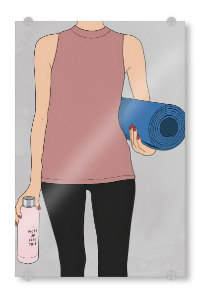 Acrylglasbild "Wachte so auf" artboxONE - Sport,Sport / Motivation